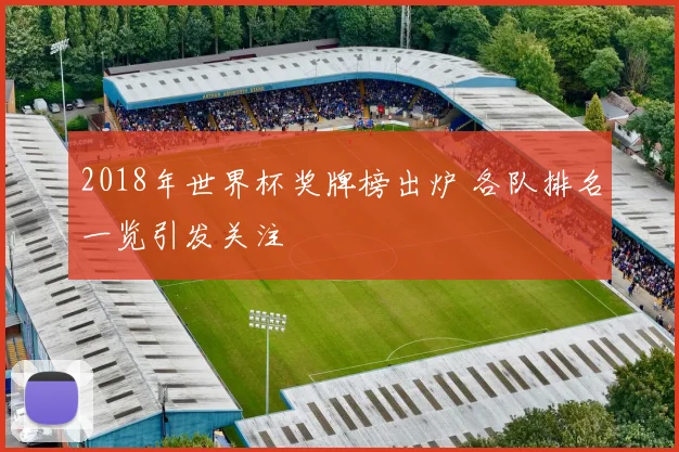 2018年世界杯奖牌榜出炉 各队排名一览引发关注